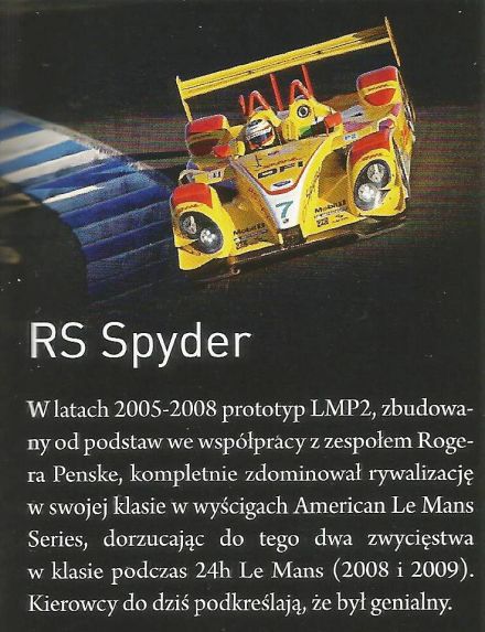 Porsche RS Spyder.